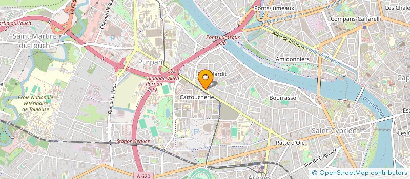 localisation de l'entreprise ROSAVU à TOULOUSE