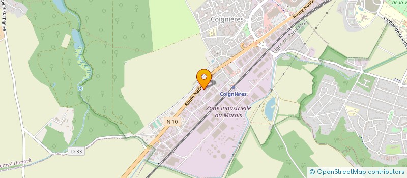 localisation de l'entreprise ROSAY à COIGNIERES