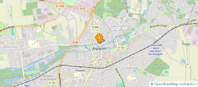 localisation de l'entreprise ROSAY à ARPAJON