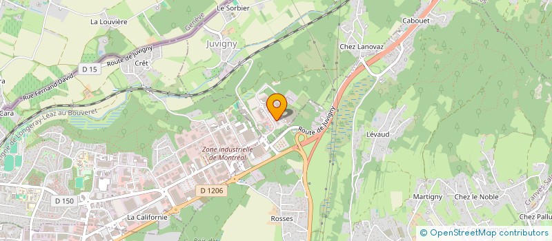 localisation de l'entreprise ROSAY  VALLEIRY