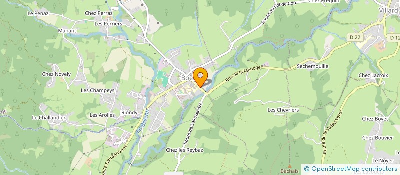 localisation de l'entreprise ROSAY C ET JOLIVET CHANTAL  BOEGE