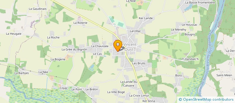 localisation de l'entreprise ROSBIF  SAINT-VINCENT-SUR-OUST