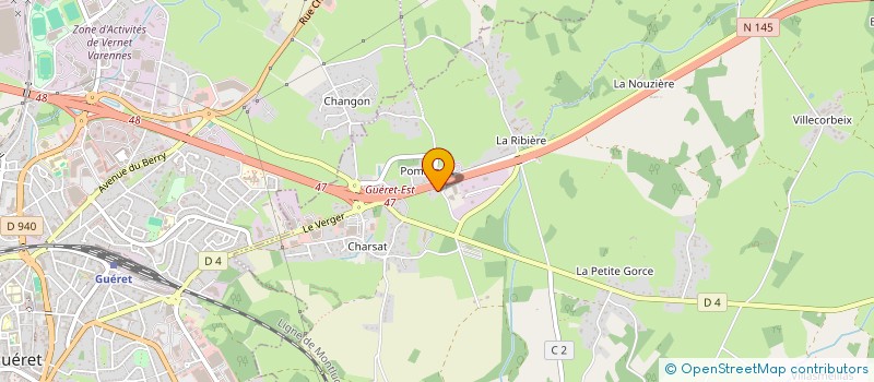 localisation de l'entreprise ROSBOX à SAINTE-FEYRE