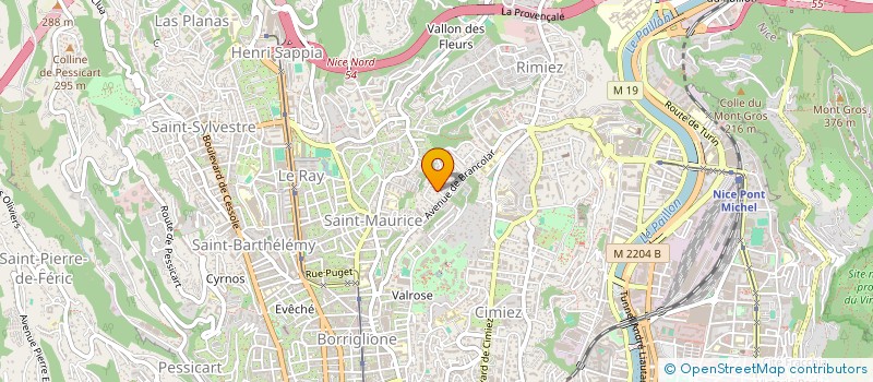 localisation de l'entreprise ROSCA à NICE
