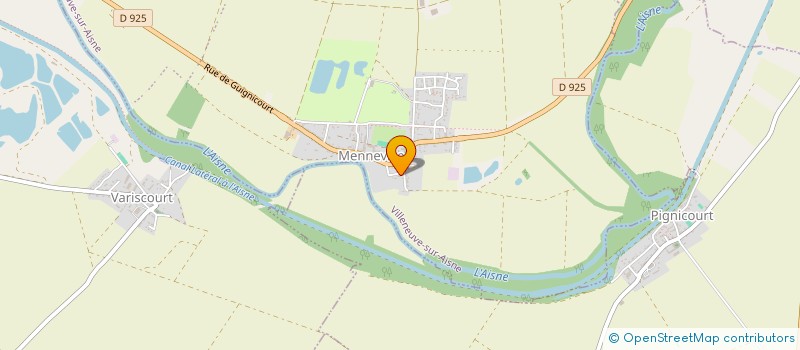 localisation de l'entreprise ROSCEANNE  VILLENEUVE-SUR-AISNE