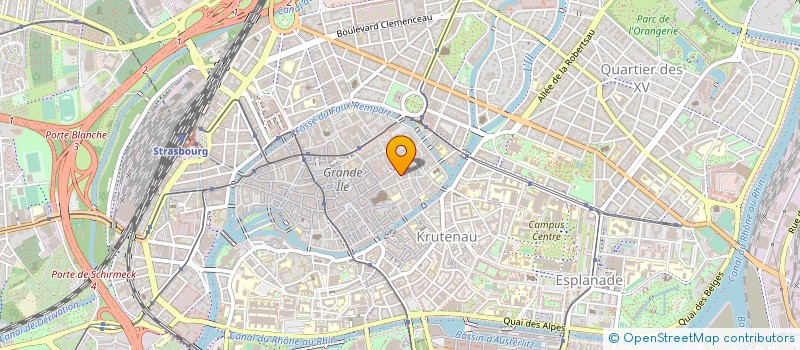 localisation de l'entreprise ROSCH à STRASBOURG