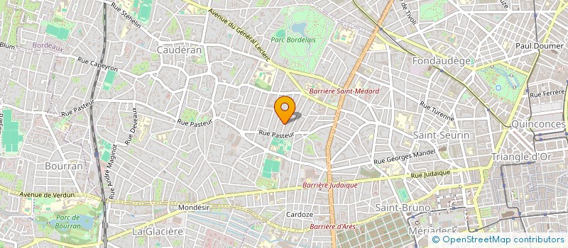 localisation de l'entreprise ROSE à BORDEAUX