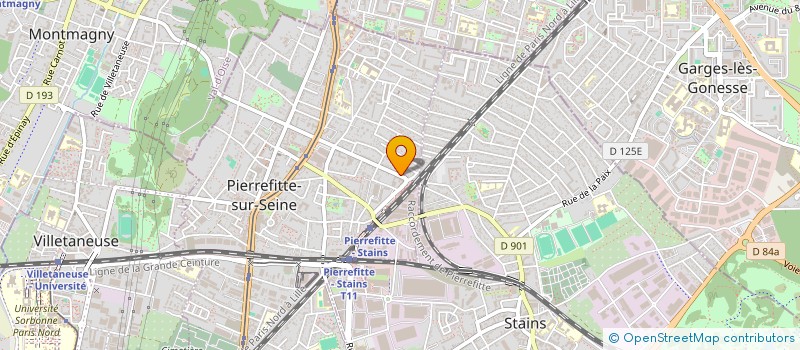 localisation de l'entreprise ROSE à PIERREFITTE-SUR-SEINE