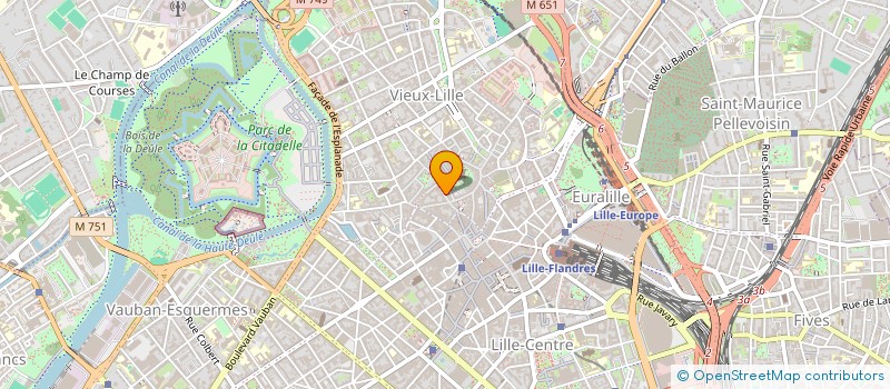 localisation de l'entreprise ROSE à LILLE