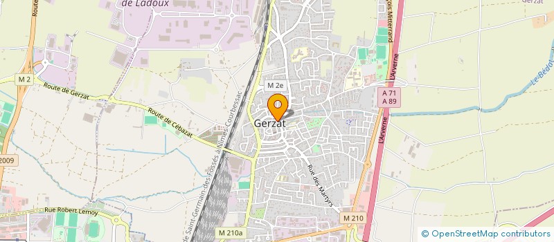 localisation de l'entreprise ROSE  GERZAT