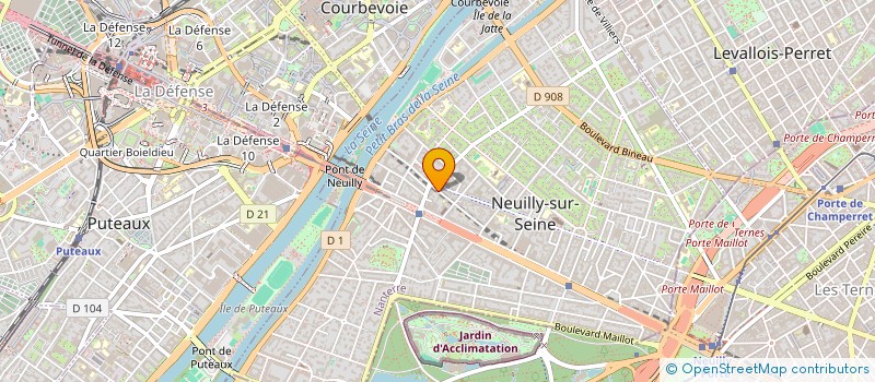 localisation de l'entreprise ROSE à NEUILLY-SUR-SEINE