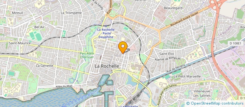 localisation de l'entreprise ROSE  LA ROCHELLE