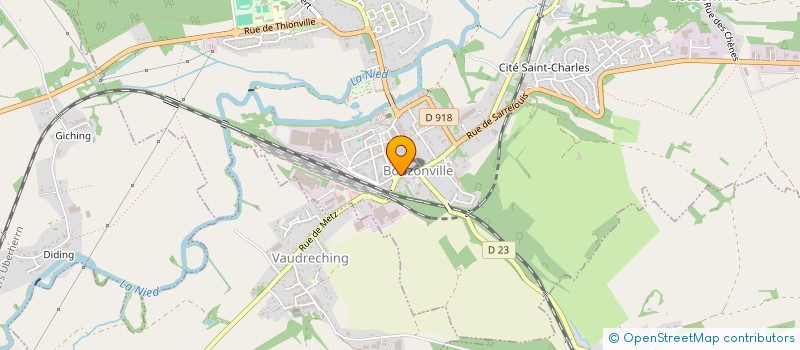 localisation de l'entreprise ROSE  BOUZONVILLE