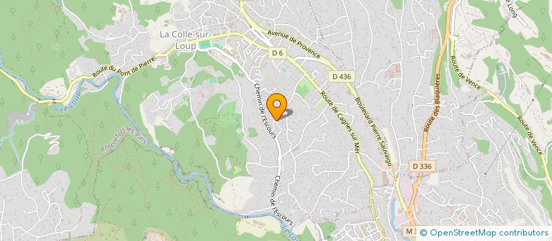 localisation de l'entreprise ROSE  LA COLLE-SUR-LOUP