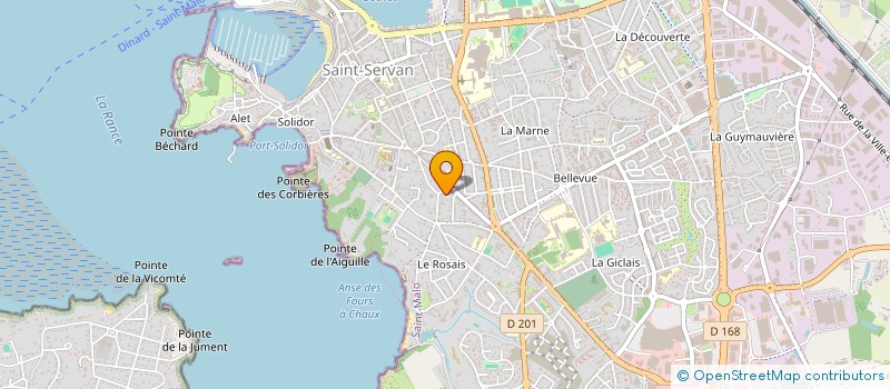 localisation de l'entreprise ROSE  SAINT-MALO