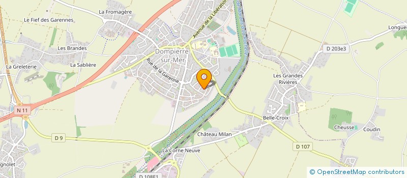 localisation de l'entreprise ROSE  DOMPIERRE-SUR-MER