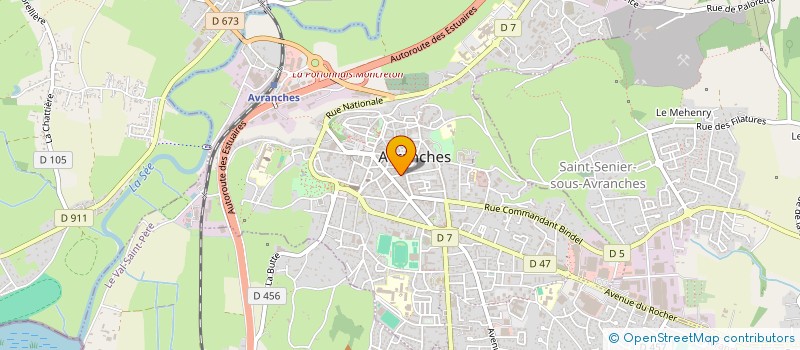 localisation de l'entreprise ROSE  LE VAL-SAINT-PERE