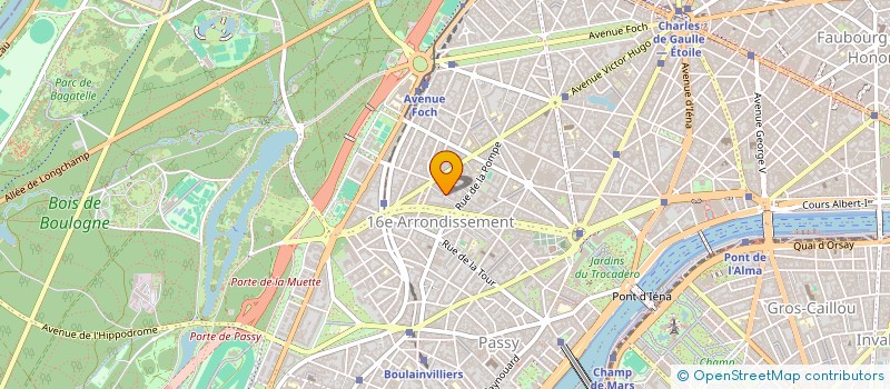 localisation de l'entreprise ROSE  PARIS