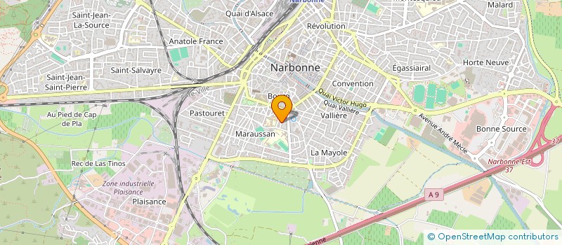 localisation de l'entreprise ROSE à NARBONNE