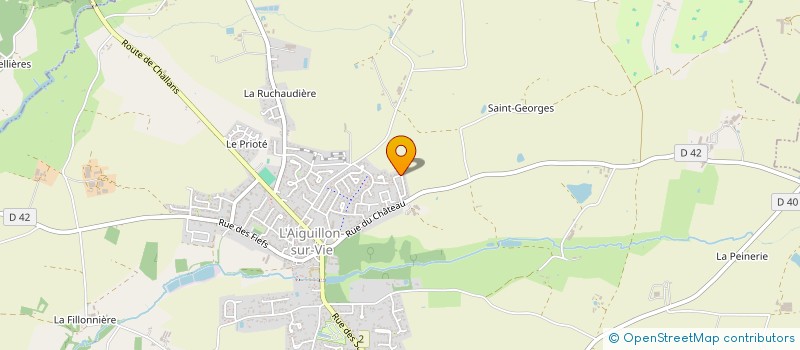 localisation de l'entreprise ROSE  L'AIGUILLON-SUR-VIE