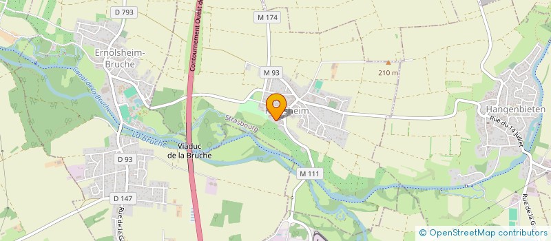 localisation de l'entreprise ROSE  KOLBSHEIM