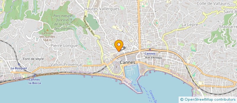 localisation de l'entreprise ROSE à CANNES