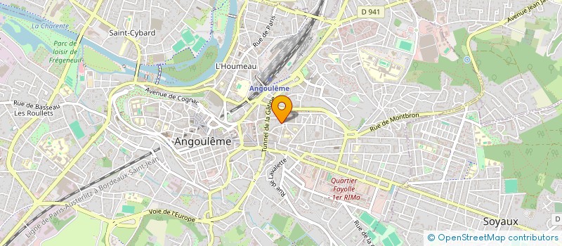 localisation de l'entreprise ROSE à ANGOULEME