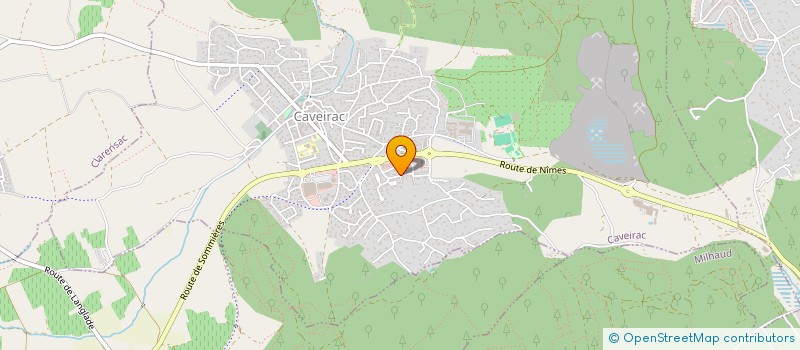 localisation de l'entreprise ROSE  CAVEIRAC