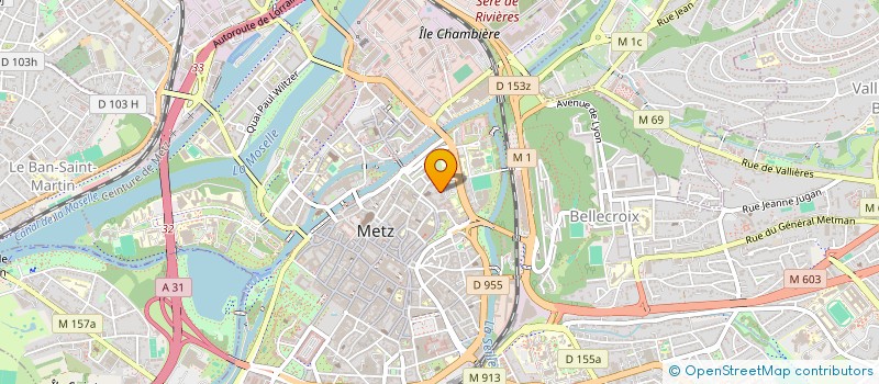 localisation de l'entreprise ROSE AND ROLL à METZ