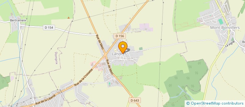 localisation de l'entreprise ROSE AUDUNOISE  LANDRES