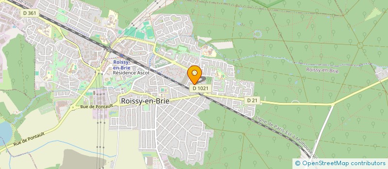 localisation de l'entreprise ROSE BEAUTE à ROISSY-EN-BRIE