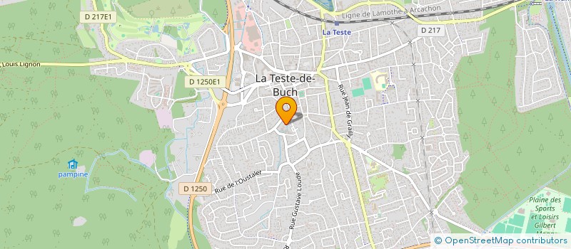 localisation de l'entreprise ROSE BLANCHE à LA TESTE-DE-BUCH