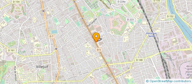 localisation de l'entreprise ROSE BONBON à VITRY-SUR-SEINE
