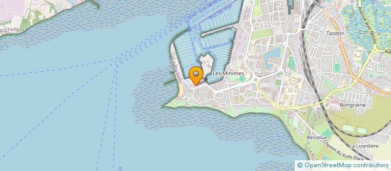 localisation de l'entreprise ROSE BONBON à LA ROCHELLE