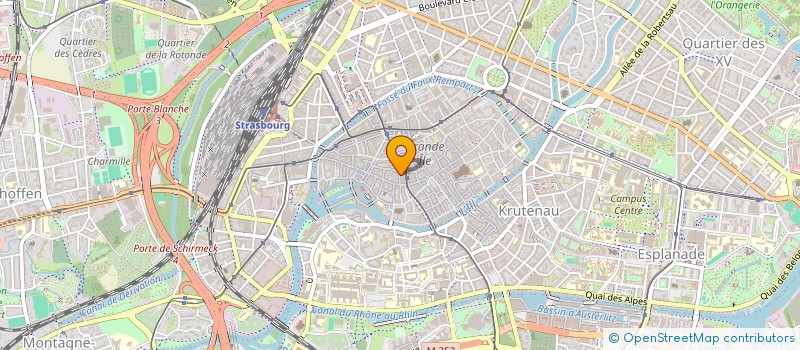 localisation de l'entreprise ROSE BONBON à STRASBOURG