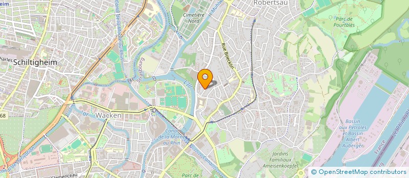 localisation de l'entreprise ROSE BUSINESS ANGELS  BISCHHEIM