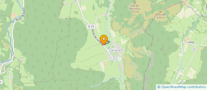 localisation de l'entreprise ROSE CAFE  MONTEGUT