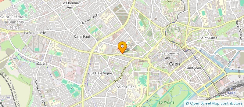 localisation de l'entreprise ROSE CAMBOUIS à CAEN