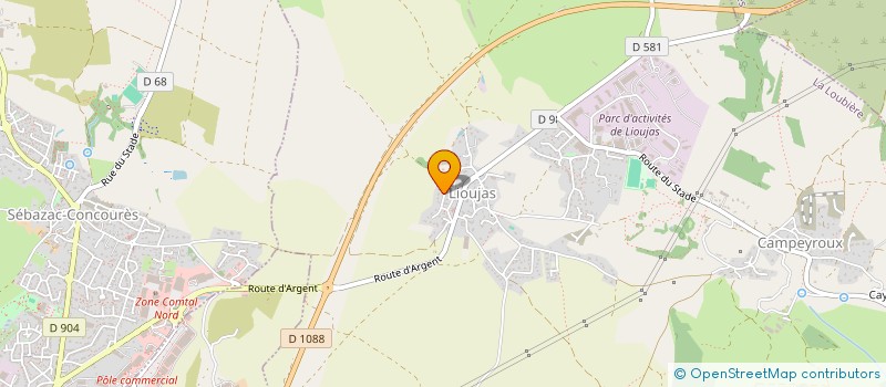 localisation de l'entreprise ROSE CARS PRESTIGE  LA LOUBIERE