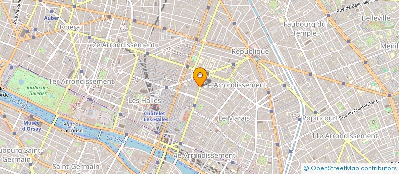 localisation de l'entreprise ROSE CHAPERT  PARIS