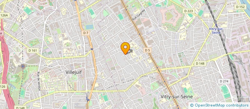 localisation de l'entreprise ROSE CHERIE PARIS à VITRY-SUR-SEINE