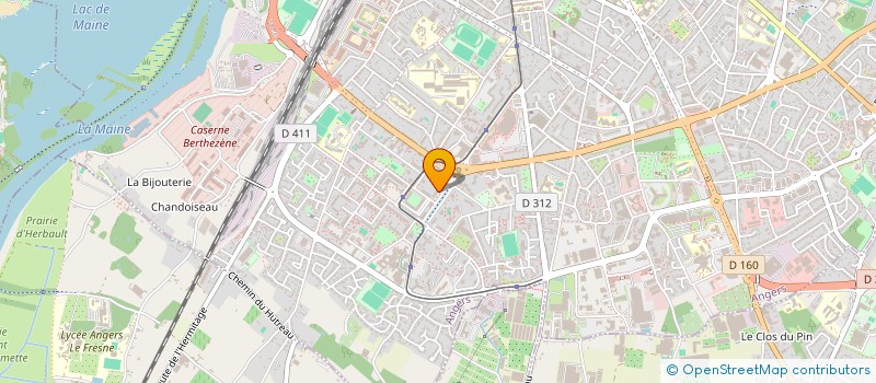 localisation de l'entreprise ROSE COIFF  ANGERS