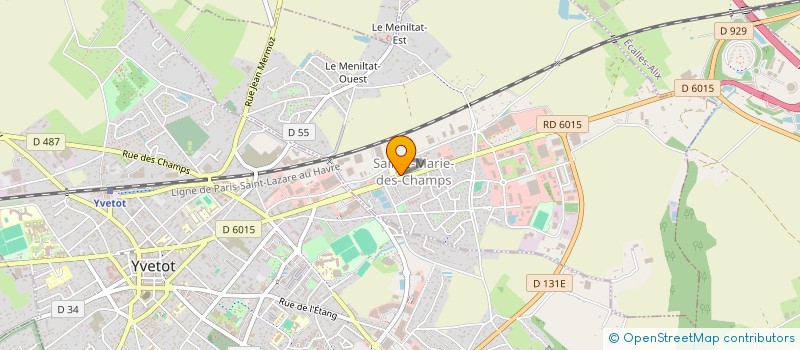 localisation de l'entreprise ROSE COTE INTERIEUR à SAINTE-MARIE-DES-CHAMPS