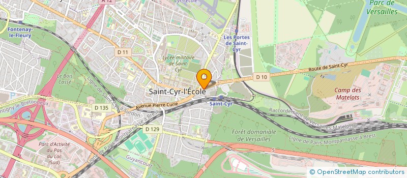 localisation de l'entreprise ROSE D'ASIE à SAINT-CYR-L'ECOLE