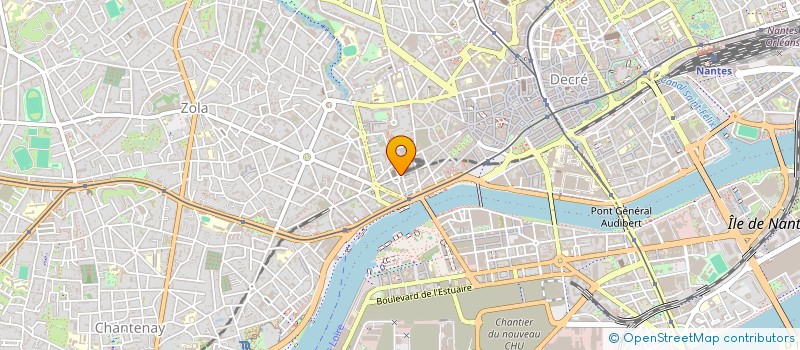 localisation de l'entreprise ROSE D'EVENT à NANTES