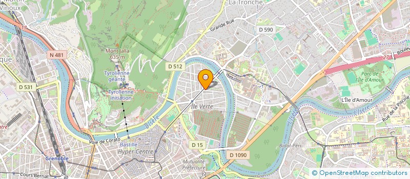 localisation de l'entreprise ROSE DARNAT à GRENOBLE