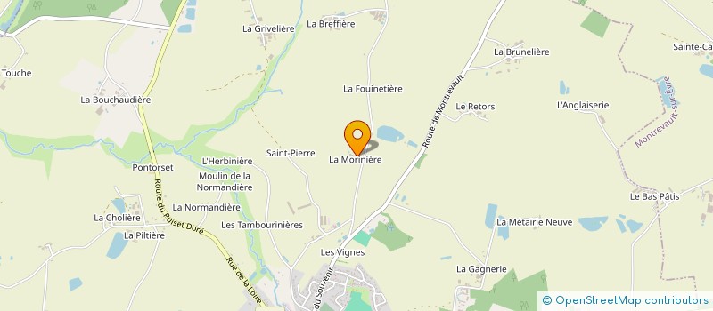 localisation de l'entreprise ROSE DE LA MORINIERE à BEAUPREAU-EN-MAUGES