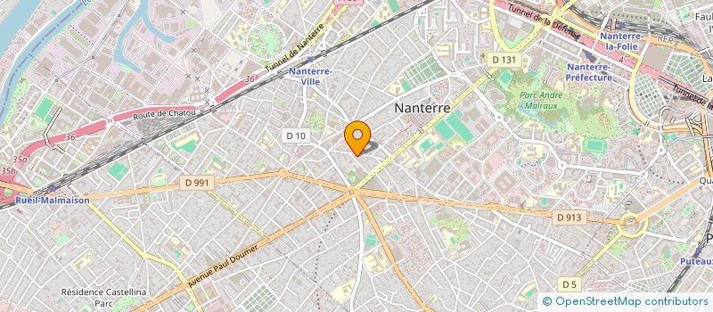 localisation de l'entreprise ROSE DE MARS à NANTERRE