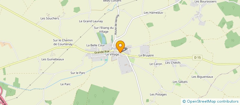 localisation de l'entreprise ROSE DE PARIS  PIFFONDS