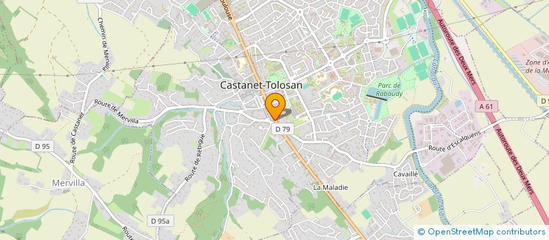 localisation de l'entreprise ROSE DE PORCELAINE à CASTANET-TOLOSAN